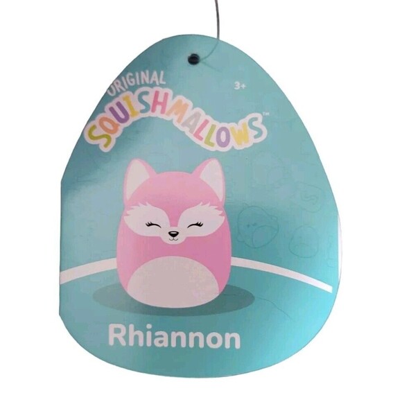 Squishmallows Rhiannon the Pink Fox 7" New! - Picture 3 of 4